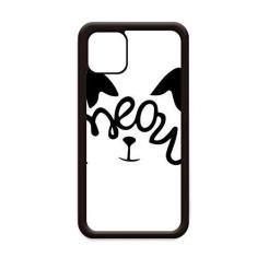 Imagem de Capa Cat Mewing com citação DIY para iPhone 12 Pro Max para Apple Mini Mobile Case Shell