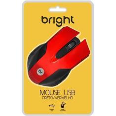 Imagem de Mouse optico usb 1000dpi cabo 1,25m vm/preto bright