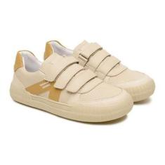 Imagem de Tênis Infantil Menino em Couro Baunilha/Quinoa/Mostarda Gambo-Masculino