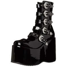 Imagem de Ellie Shoes Tênis feminino plataforma cinza, Preto, 11