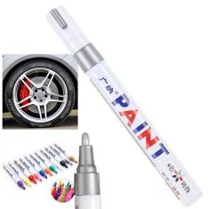 Imagem de Caneta Reparadora Tira Risco Automóveis Carro Moto Caminhões Pintar e Retocar Pneu Azulejo e Tênis Uso Escolar Marca Texto