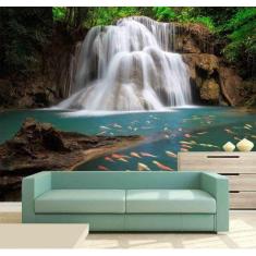 Imagem de Papel de Parede Cachoeira 3D 1M² na 036