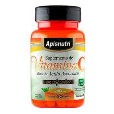 Imagem de Vitamina C (Ácido Ascórbico) - 60 Cápsulas - Apisnutri