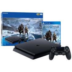 PS4 slim 1TB de memória + 2 jogos - Videogames - Baixa de Quintas