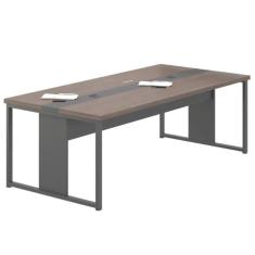 Imagem de Mesa Sala De Reunião 4 Lugares Retangular Freijó Preto