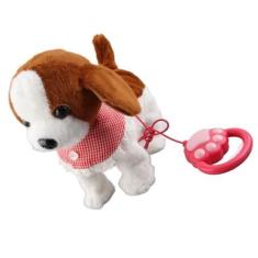 Imagem de Boneca de Cachorrinho Cantando Falante, Brinquedo de Pelúcia Interativo Pode Imitar a Voz Humana, 8 Músicas, Cachorro Fofo Decorativo, Educacional para Crianças, 24 Cm, 4 Anos ou
