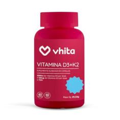 Imagem de Vitamina D3 K2 MK7 e TCM Com 2000ui de 60 Cáps Vhita