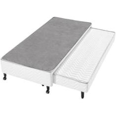 Imagem de Box Para Colchão Solteiro Americanflex 34cm De Altura Com Cama Auxilia