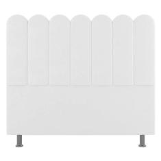 Imagem de Cabeceira Cama Box Casal King Size Lana 195cm Sintético Branco - Abmaza