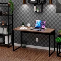 Imagem de Mesa Para Escritório Escrivaninha Diretor Estilo Industrial 135cm - Ne