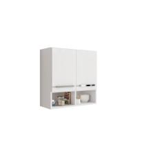 Imagem de Armario Aereo para Cozinha 2 Portas Branco Argélia Brienza Movelaria