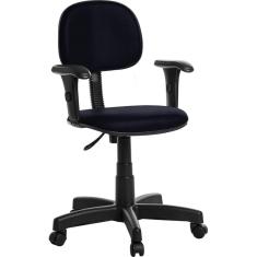 Imagem de Cadeira Escritorio Secretaria Com Braço Courissimo  Mar