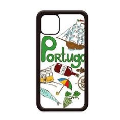 Imagem de Capa com bandeira nacional de Portugal Love Heart Landscap para iPhone 11 Pro Max para Apple Mobile Case
