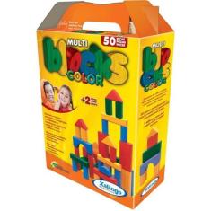 Imagem de Multi Blocks Color Xalingo Brinquedos 50 Peças