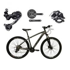 Imagem de Bicicleta Aro 29 Ksw Xlt Shimano Deore E Altus 27v Freio Hidráulico Garfo Trava - Grafite Tam.17