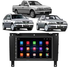 Imagem de Kit Multimidia Android Gol G3 00 01 02 03 04 05 7 Pol Rádio BT GPS TV 