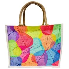 Imagem de Bolsa Feminina Sacola de Verão Estampada Colorida Praia e Piscina - Li