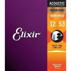Imagem de Encordoamento Elixir Violão Aço 012 Phosphor Bronze