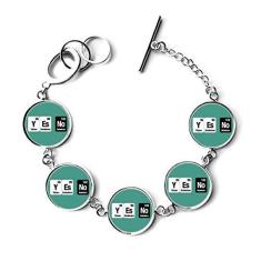 Imagem de DIYthinker Pulseira de ciência de elemento químico Yes No Chemical Element