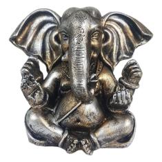 Imagem de Estatueta Ganesha Orelhuda De Resina Cor Decorada