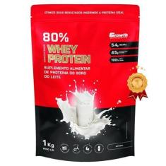 Imagem de Whey Protein 80% Concentrado 1Kg Growth Supplements