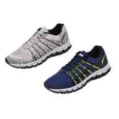 Imagem de Tênis Masculino Kit 2 Pares Mega Leve Conforto Academia