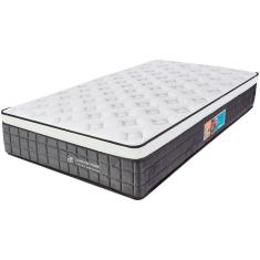 Imagem de Colchão Solteiro Premium Mola Ensacada com Espuma D33 e Viscoelástica Nasa 88x188x32cm - Bf Colchões
