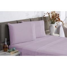 Imagem de Jogo Cama Charme P. Palito Casal 3 Pecas - Rosa - Enxovais Aquarela Lt