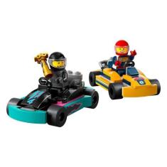 Imagem de Blocos De Montar - Karts E Pilotos De Corrida - 99 Peças - Lego City