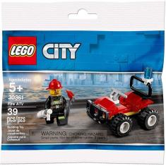 Imagem de CITY Lego Set 30361 Fire ATV 39 Pieces Polybag