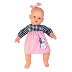 Imagem de Boneca Meu Bebê Vestido Rosa 60 Cm - Estrela 1001003000057
