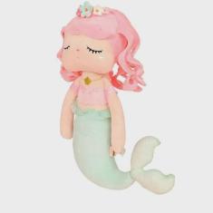 Imagem de Boneca Infantil Metoo Angela Sereia Pérola c/sacola