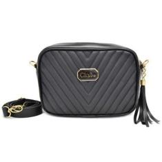 Imagem de Bolsa Feminina Transversal Tiracolo Peccato Matelassê Alexa NS "V" Mod.02-Feminino