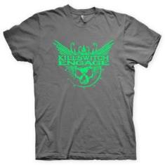 Imagem de Camiseta Killswitch Engage Chumbo e Verde em Silk 100% Algodão