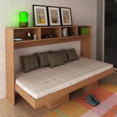 Imagem de Cama Articulada Solteiro para Colchão 88 x 188 cm Multimóveis CR35066 Amêndoa