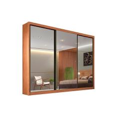 Imagem de Guarda Roupas 3 Portas De Correr E 6 Gavetas C 3 Espelhos Sollo Plus Cumaru Novo Horizonte