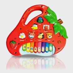 Imagem de Pianinho Bebe Brinquedo Infantil Piano Educativo com Sons Luzes