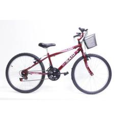 Imagem de Bicicleta Aro 24 Feminina 18 Marchas Kitty Said-x - Saidx, Vermelho