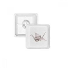 Imagem de Teclado mecânico com padrão de guindaste abstrato de origami geométrico Kit de atualização para jogos PBT