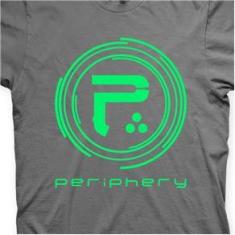 Imagem de Camiseta Periphery Chumbo e Verde em Silk 100% Algodão