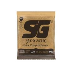 Imagem de Encordoamento Sg Para Violão Aço Phosphor Bronze 0.011