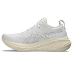 Imagem de ASICS Tênis de corrida masculino Gel-Nimbus 26, Branco/branco, 44