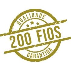 Imagem de Jogo Lençol Solteiro 3 Peças 100% Algodão 200 Fios - Ingrid Bordados