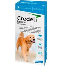 Imagem de Antipulgas E Carrapatos Elanco Credeli 900 Mg - Cães De 22 Até 45 Kg