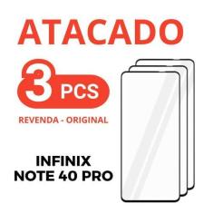 Imagem de Kit 3 Película De Vidro Temperado 3D Infinix Note 40 Pro + - Nc Newcas