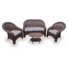 Imagem de Conjunto De Sofás Fibra Sintética Tóquio - 1 Sofá 2L + 2 Poltronas + 1