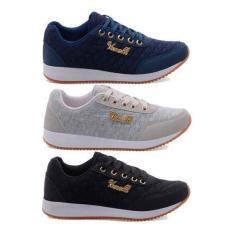 Imagem de Tênis Feminino Academia Corrida Casual  Kit 3 Pares - Vanelli, 36, Mar