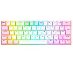 Imagem de Teclado mecanico gamer draconic pro rgb wireless switch brown redragon