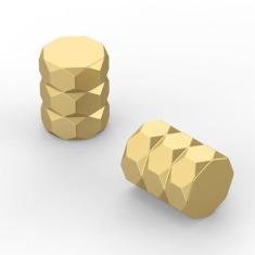 Imagem de Asidrama Pacote com 10 maçanetas de armário de cozinha douradas, maçanetas de gaveta, puxadores de zinco para gavetas de cômoda