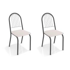 Imagem de Conjunto Com 2 Cadeiras De Cozinha Noruega  E 